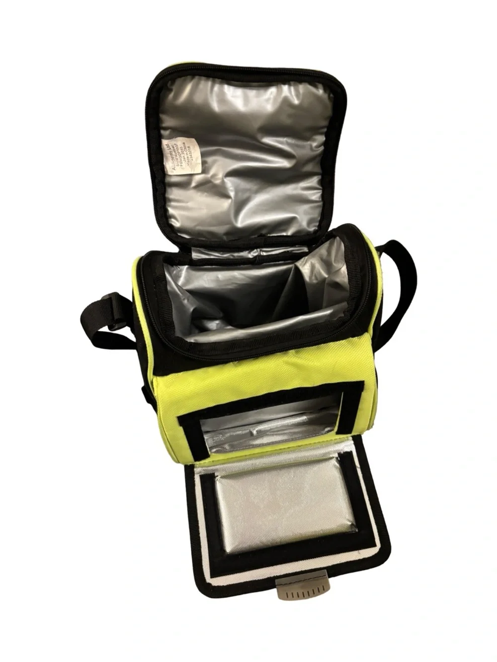 Insulated Neon Yellow Outdoor Cooler Lunch Bag